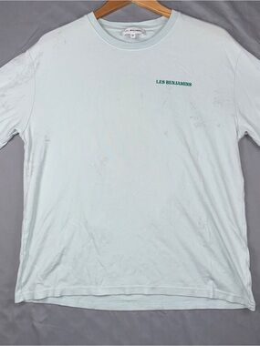 Les Benjamins Mystic Journey Gnawa Soul Graphic T-Shirt Size M Air Blue